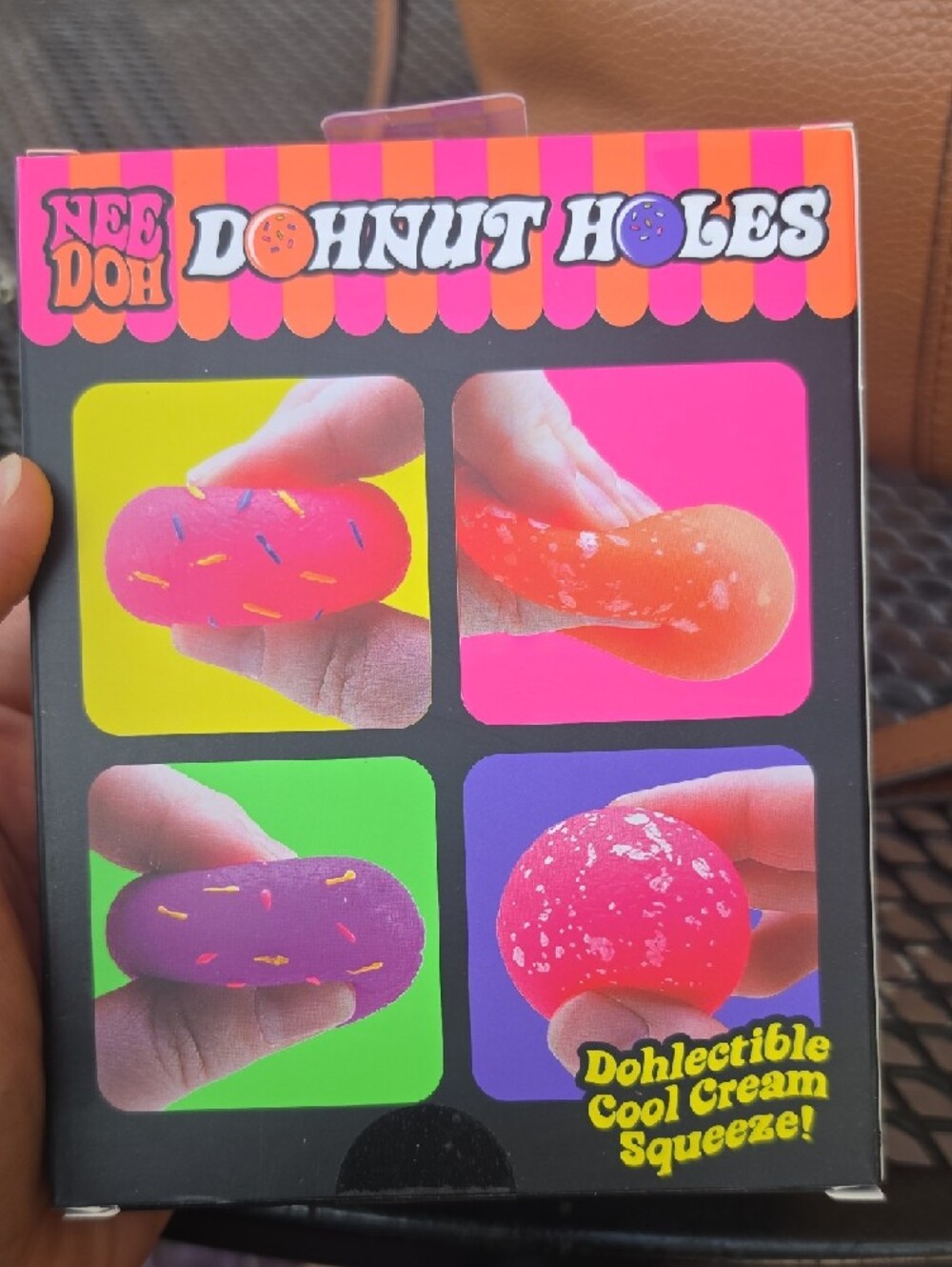 :🔥 TikTok Viral [Insert Color/Type, e.g., Pink Nice Circle] NeeDoh Fidget Toy - Picture 2 of 6